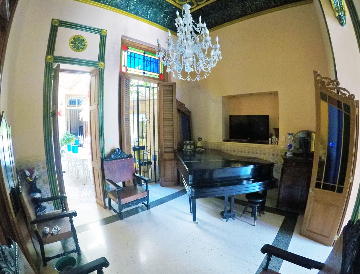 A grand piano in Havana
