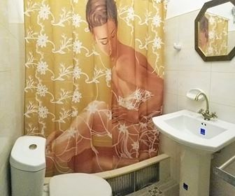 sensual shower curtain in Cuba